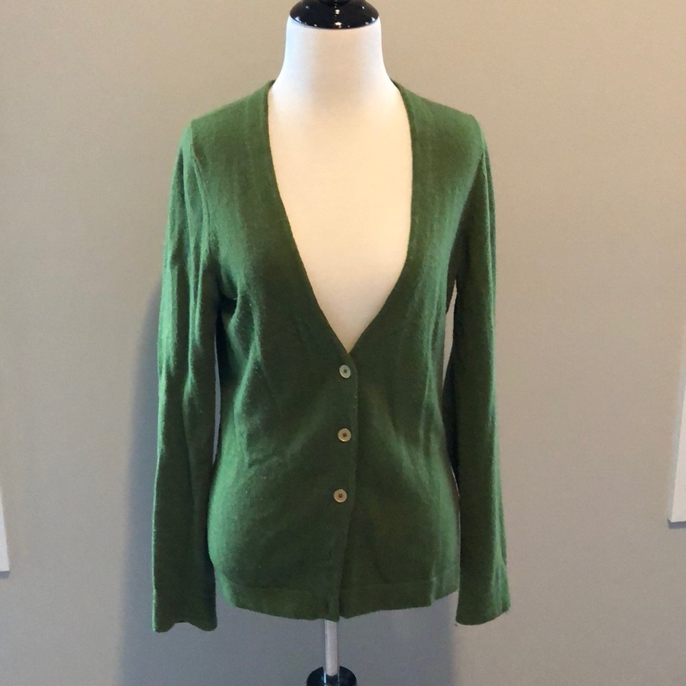 Banana Republic Green Cardigan!